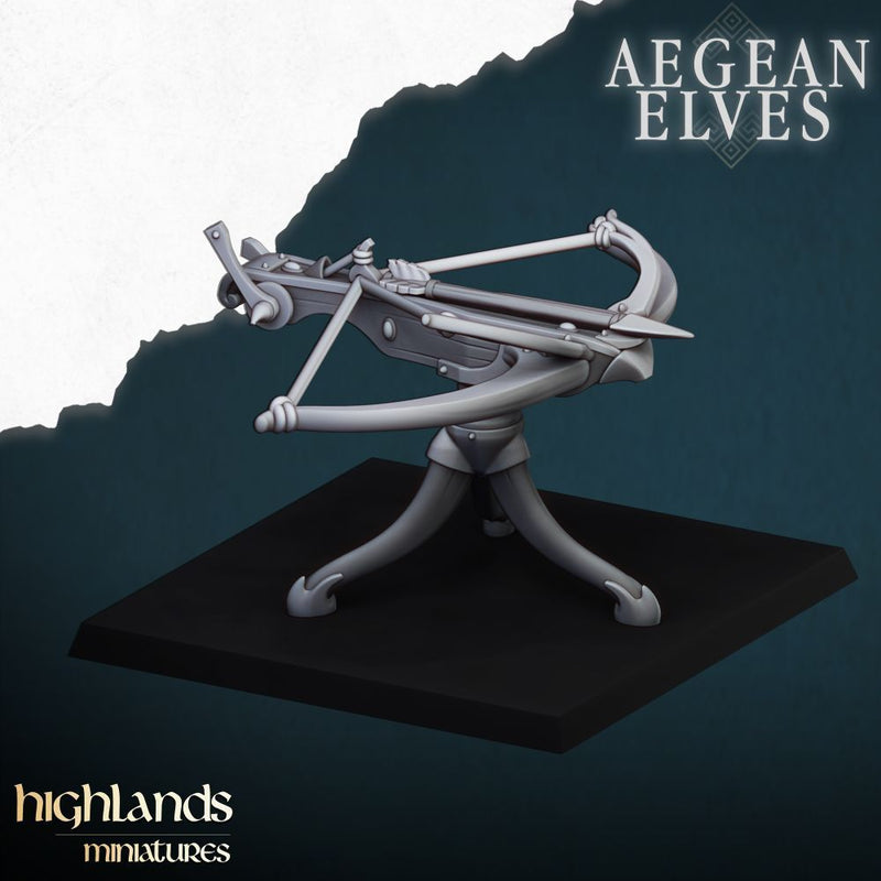 Aegean Elves Ballista – Highlands Miniatures 3D printed tabletop miniature