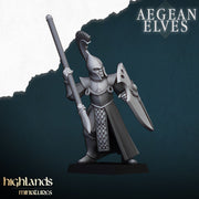 Aegean Elves Spearmen – Highlands Miniatures 3D printed tabletop miniature