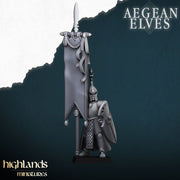 Aegean Elves Spearmen – Highlands Miniatures 3D printed tabletop miniature