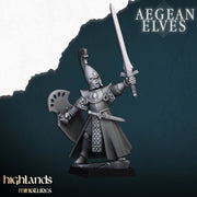 Aegean Elves Spearmen – Highlands Miniatures 3D printed tabletop miniature