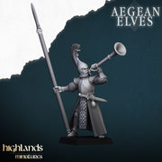 Aegean Elves Spearmen – Highlands Miniatures 3D printed tabletop miniature