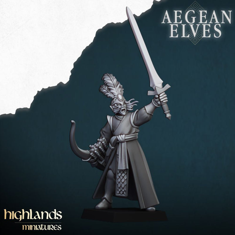 Aegean Elves Archers – Highlands Miniatures 3D printed tabletop miniature