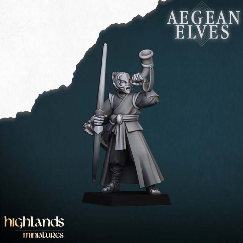 Aegean Elves Archers – Highlands Miniatures 3D printed tabletop miniature