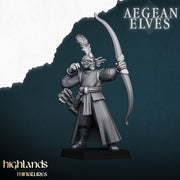 Aegean Elves Archers – Highlands Miniatures 3D printed tabletop miniature