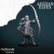 Aegean Elves Archers – Highlands Miniatures 3D printed tabletop miniature
