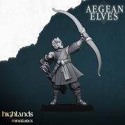 Aegean Elves Archers – Highlands Miniatures 3D printed tabletop miniature