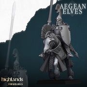 Aegean Elves Mounted Lances – Highlands Miniatures 3D printed tabletop miniature