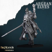 Aegean Elves Mounted Lances – Highlands Miniatures 3D printed tabletop miniature