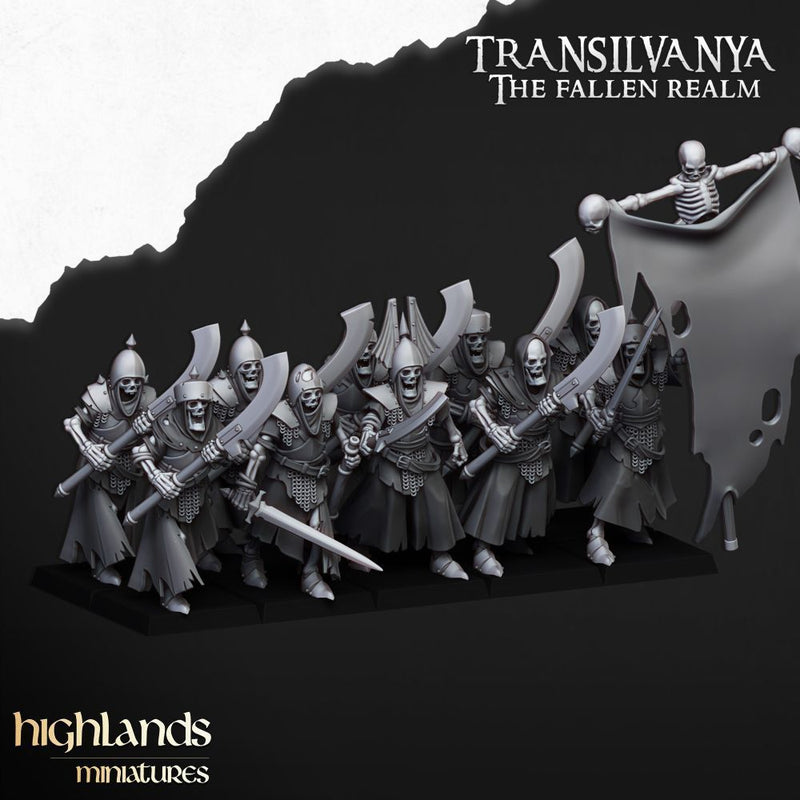Skeletal Guard – Highlands Miniatures 3D printed tabletop miniature