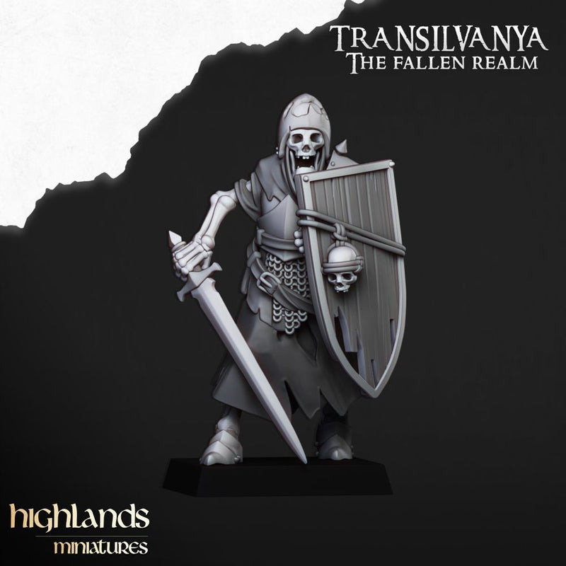 Skeletal Guard – Highlands Miniatures 3D printed tabletop miniature