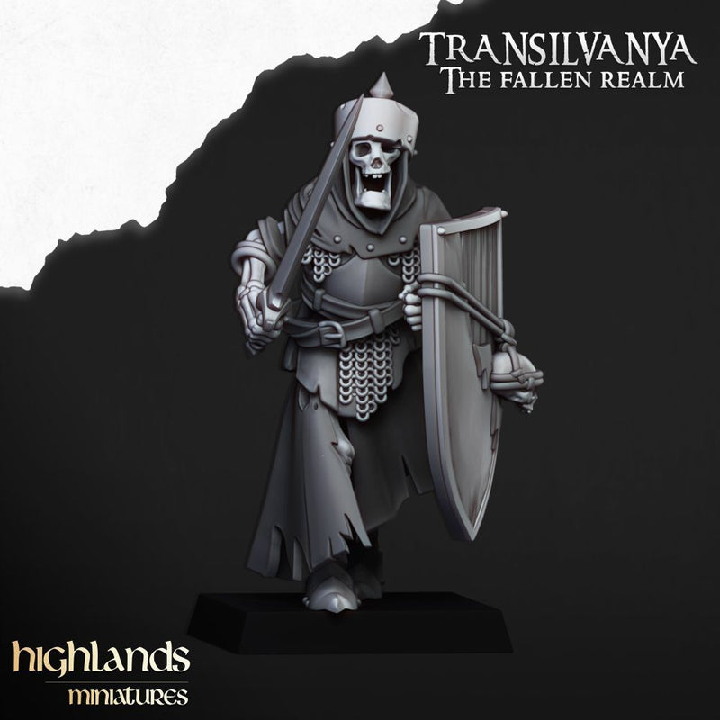 Skeletal Guard – Highlands Miniatures 3D printed tabletop miniature