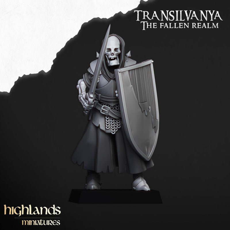 Skeletal Guard – Highlands Miniatures 3D printed tabletop miniature