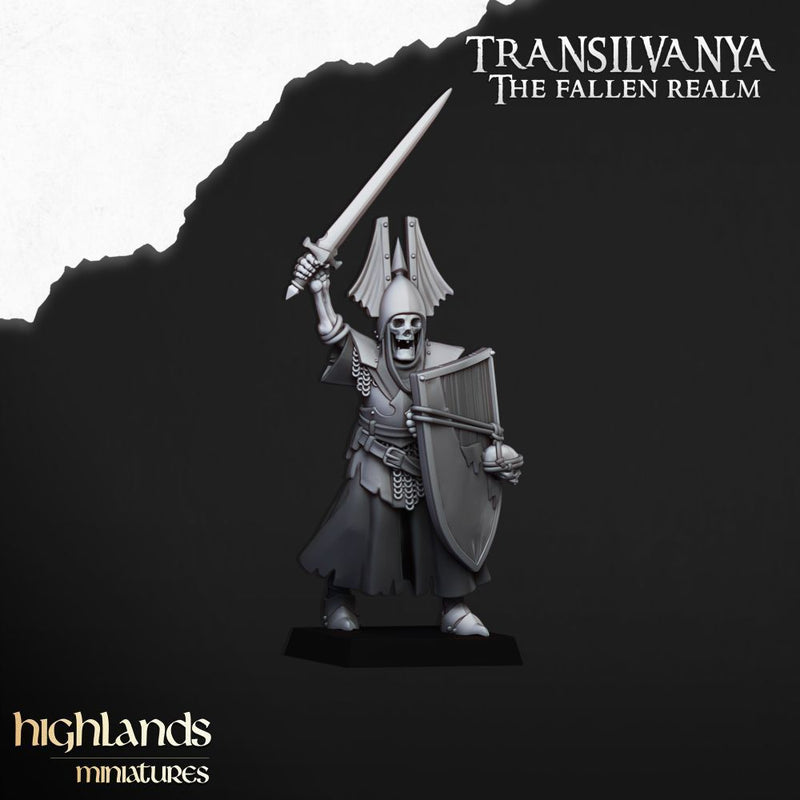 Skeletal Guard – Highlands Miniatures 3D printed tabletop miniature