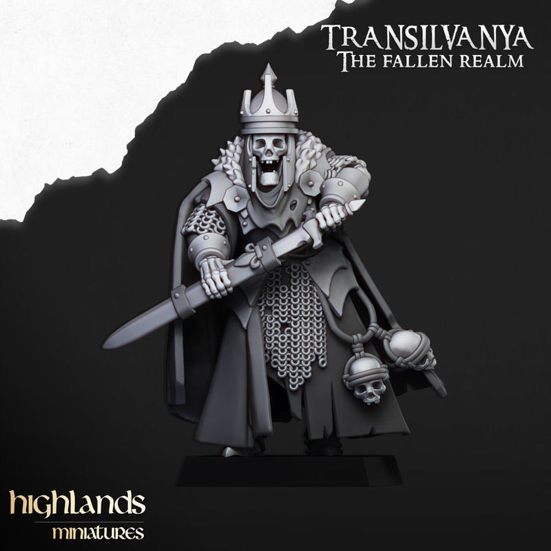 Skeletal Lord – Highlands Miniatures 3D printed tabletop miniature