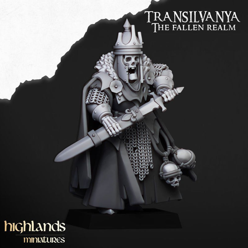Skeletal Lord – Highlands Miniatures 3D printed tabletop miniature