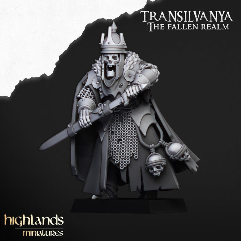 Skeletal Lord – Highlands Miniatures 3D printed tabletop miniature
