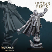 Aegean Elf Mage – Highlands Miniatures 3D printed tabletop miniature