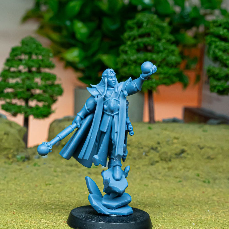 Aegean Elf Mage – Highlands Miniatures 3D printed tabletop miniature