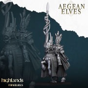 Aegean Elf Mounted Lord – Highlands Miniatures 3D printed tabletop miniature