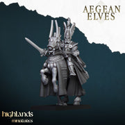 Aegean Elf Mounted Lord – Highlands Miniatures 3D printed tabletop miniature