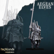 Aegean Elves Mounted Dragons – Highlands Miniatures 3D printed tabletop miniature
