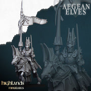 Aegean Elves Mounted Dragons – Highlands Miniatures 3D printed tabletop miniature