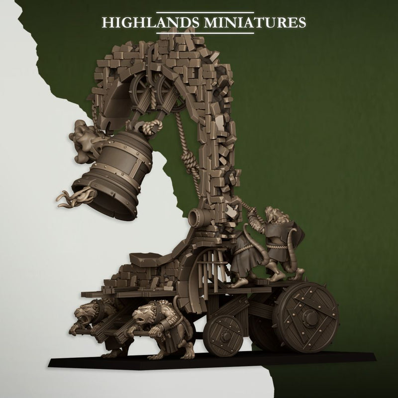 Moving Sewer with Bell and Censer – Highlands Miniatures 3D printed tabletop miniature