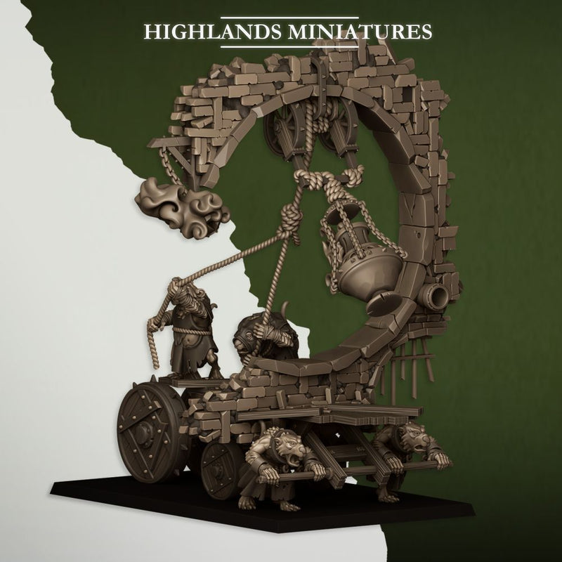 Moving Sewer with Bell and Censer – Highlands Miniatures 3D printed tabletop miniature