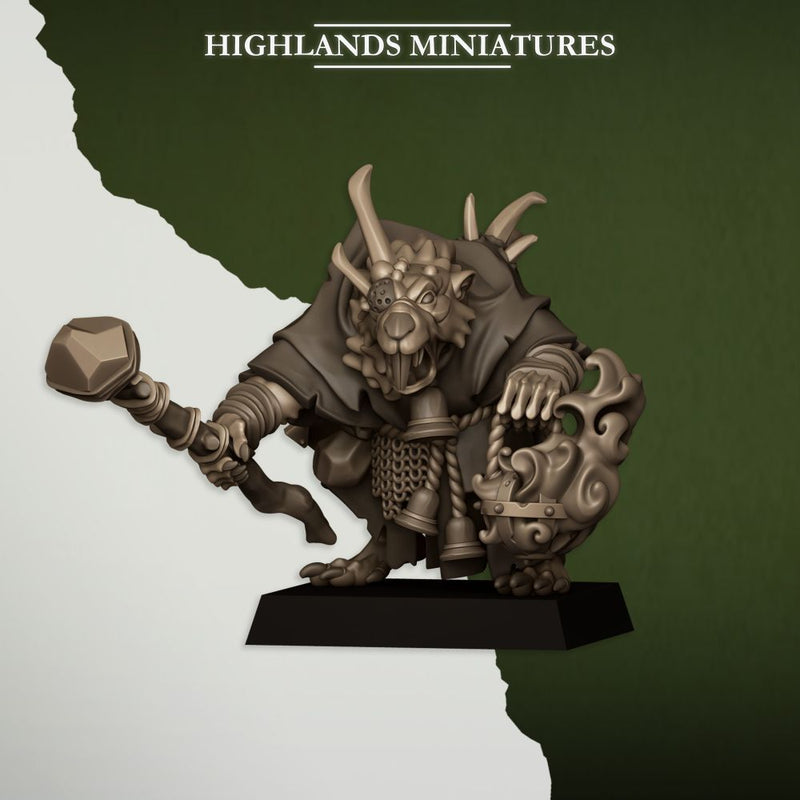 Vermin Pastor – Highlands Miniatures 3D printed tabletop miniature