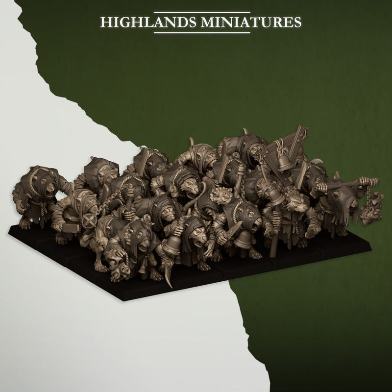 Vermin Acolytes – Highlands Miniatures 3D printed tabletop miniature