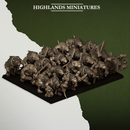 Vermin Acolytes – Highlands Miniatures 3D printed tabletop miniature