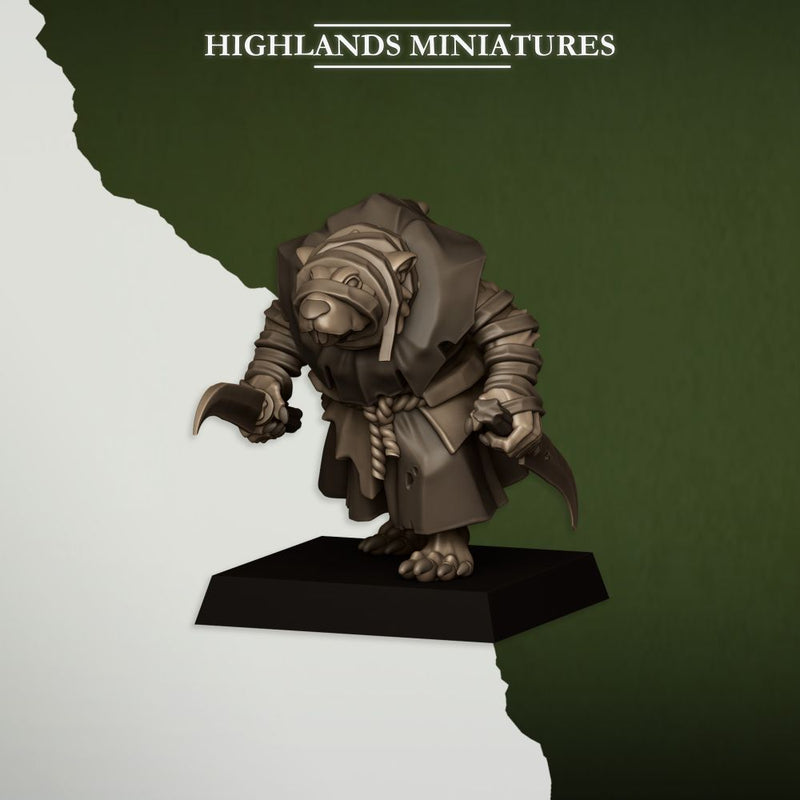 Vermin Acolytes – Highlands Miniatures 3D printed tabletop miniature