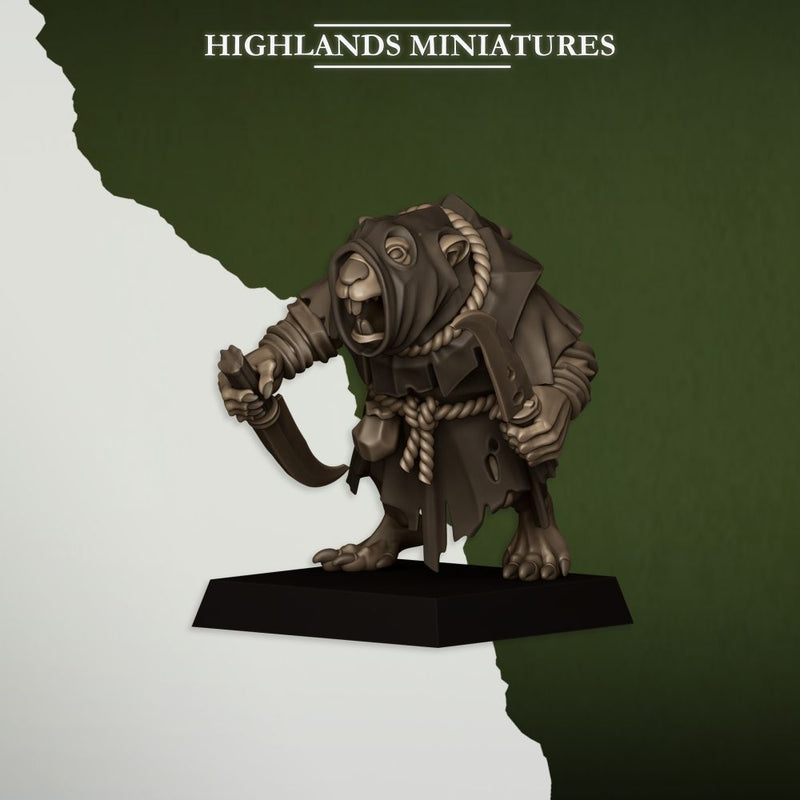 Vermin Acolytes – Highlands Miniatures 3D printed tabletop miniature