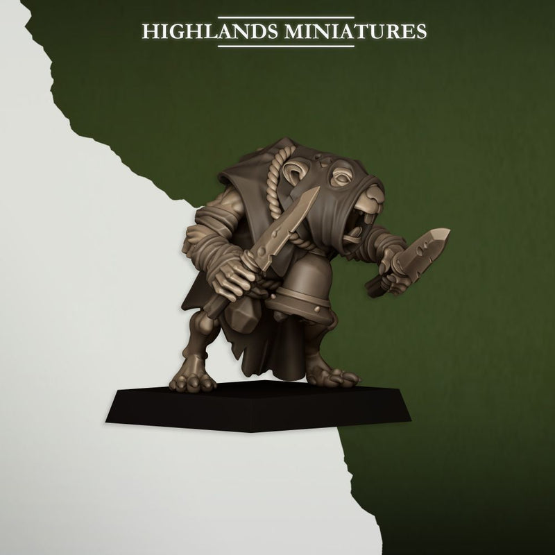 Vermin Acolytes – Highlands Miniatures 3D printed tabletop miniature
