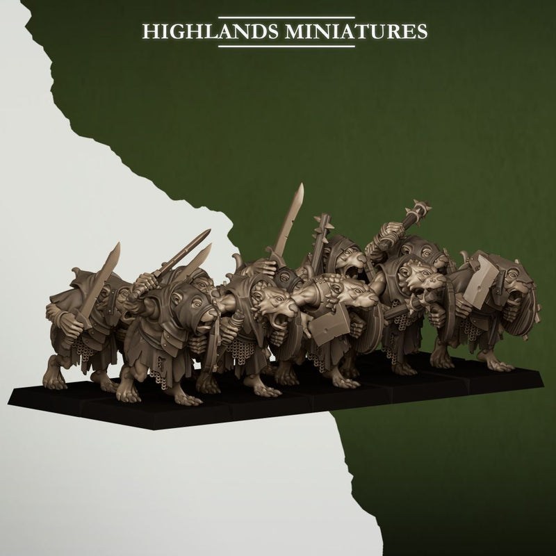 Sewer Rats – Highlands Miniatures 3D printed tabletop miniature