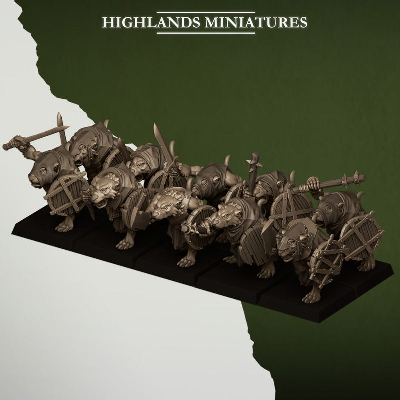 Sewer Rats – Highlands Miniatures 3D printed tabletop miniature