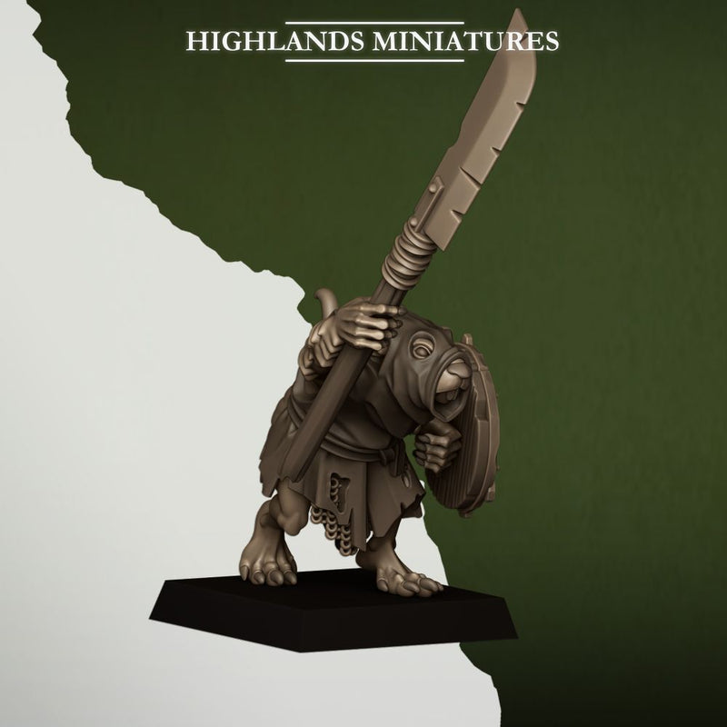 Sewer Rats – Highlands Miniatures 3D printed tabletop miniature