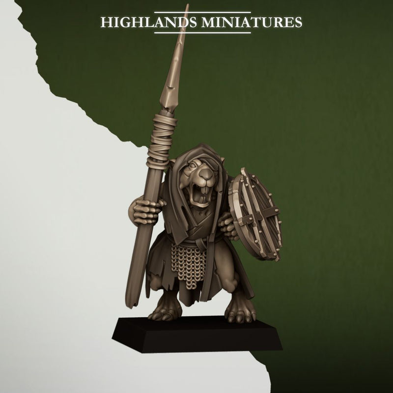 Sewer Rats – Highlands Miniatures 3D printed tabletop miniature