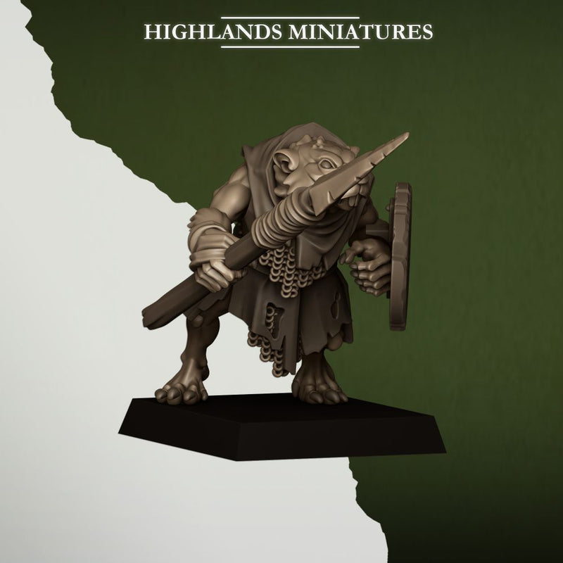 Sewer Rats – Highlands Miniatures 3D printed tabletop miniature