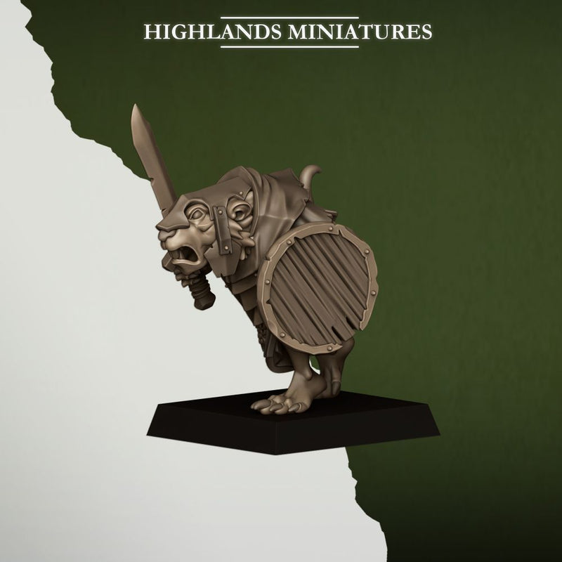 Sewer Rats – Highlands Miniatures 3D printed tabletop miniature