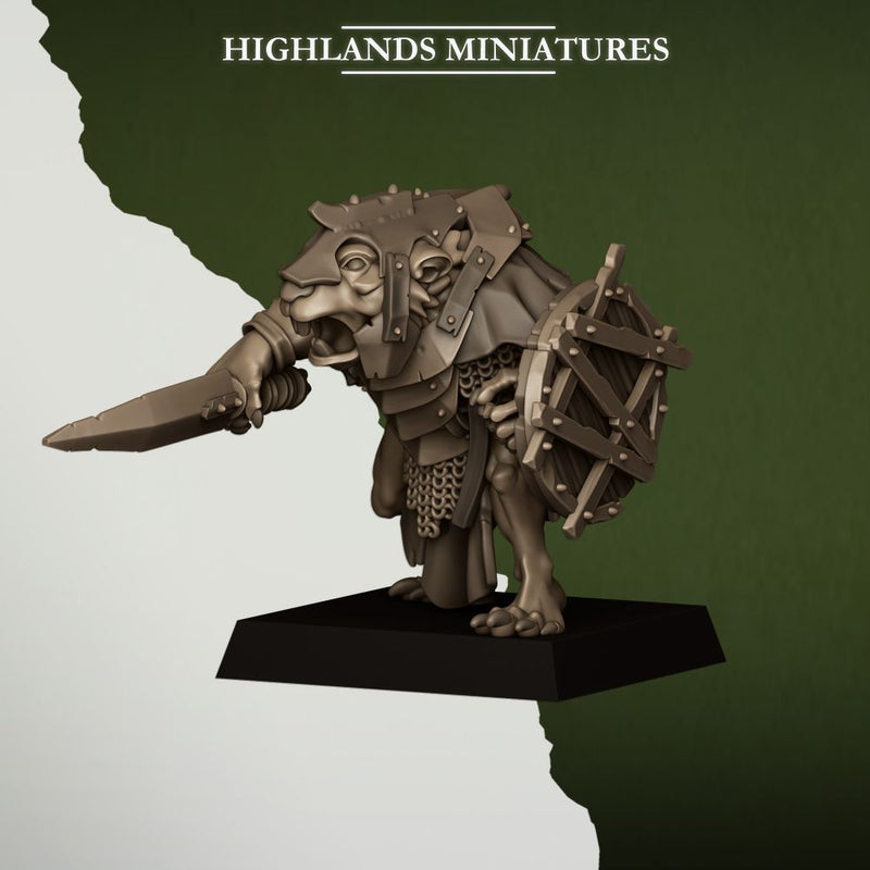 Sewer Rats – Highlands Miniatures 3D printed tabletop miniature