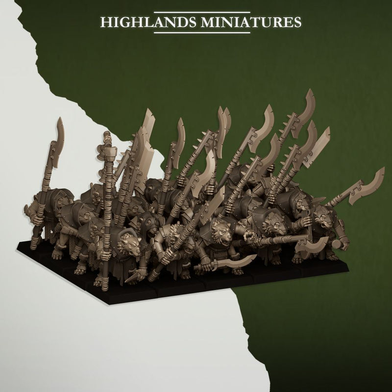 Vermin Vanguard – Highlands Miniatures 3D printed tabletop miniature