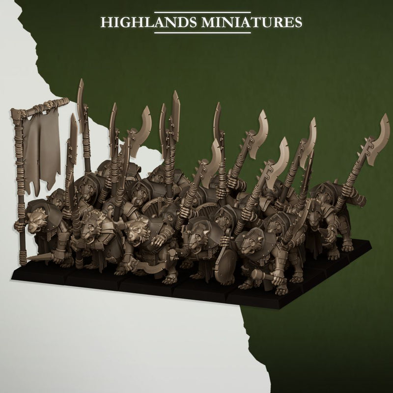 Vermin Vanguard – Highlands Miniatures 3D printed tabletop miniature