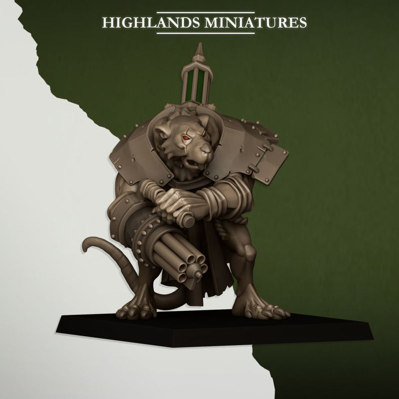 Ratgors and Ratgor master – Highlands Miniatures 3D printed tabletop miniature
