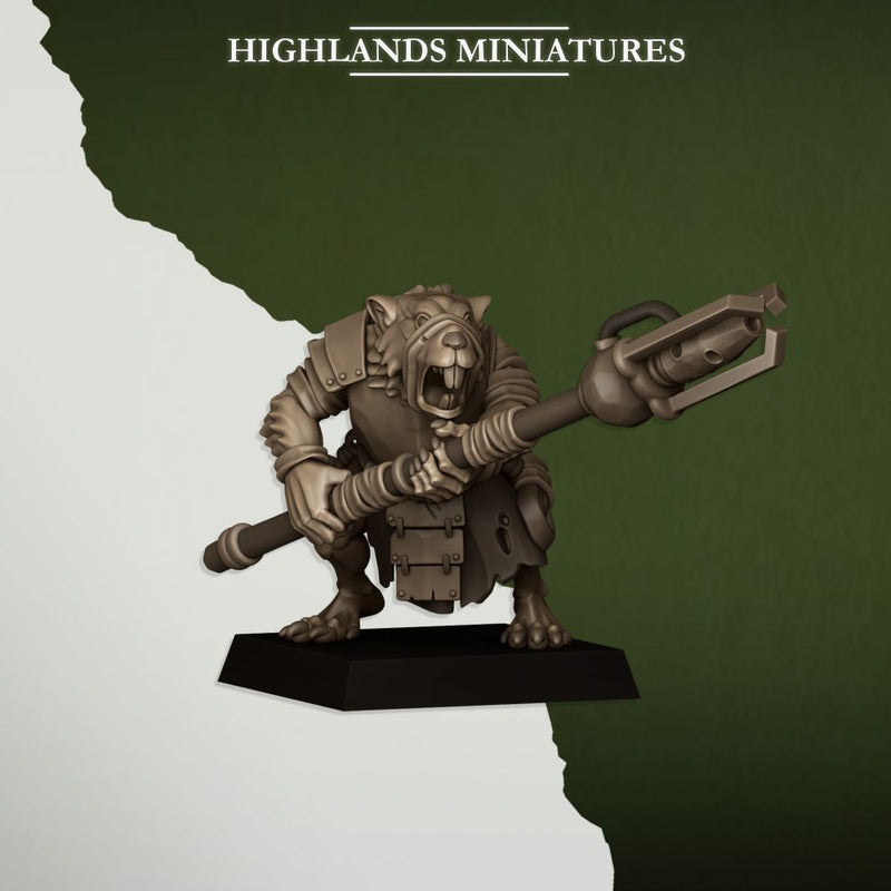 Ratgors and Ratgor master – Highlands Miniatures 3D printed tabletop miniature