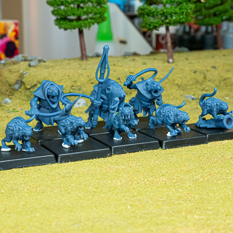 Rats and Rat Masters – Highlands Miniatures 3D printed tabletop miniature