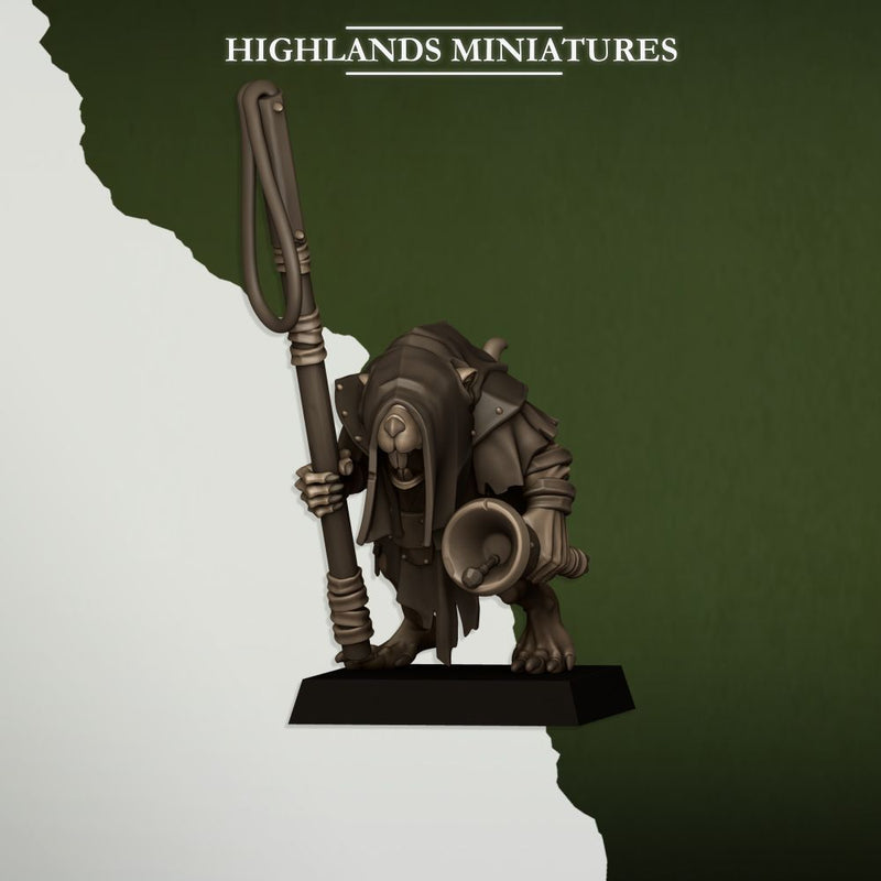 Rats and Rat Masters – Highlands Miniatures 3D printed tabletop miniature