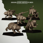 Rats and Rat Masters – Highlands Miniatures 3D printed tabletop miniature
