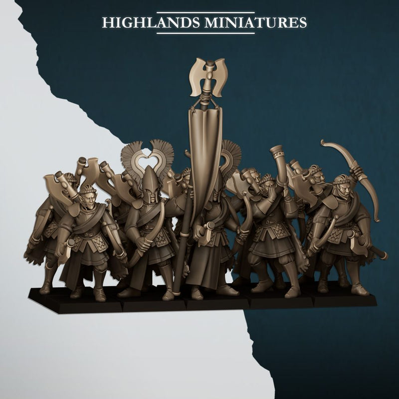 Nemean Lions with Bows – Highlands Miniatures 3D printed tabletop miniature