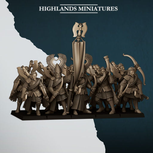 Nemean Lions with Bows – Highlands Miniatures 3D printed tabletop miniature